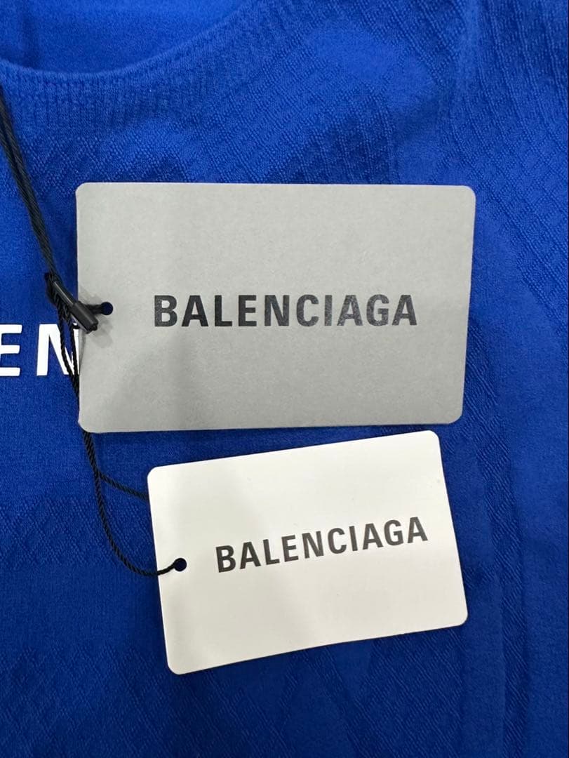 トップス BALENCIAGA Blue Athletic T-Shirt