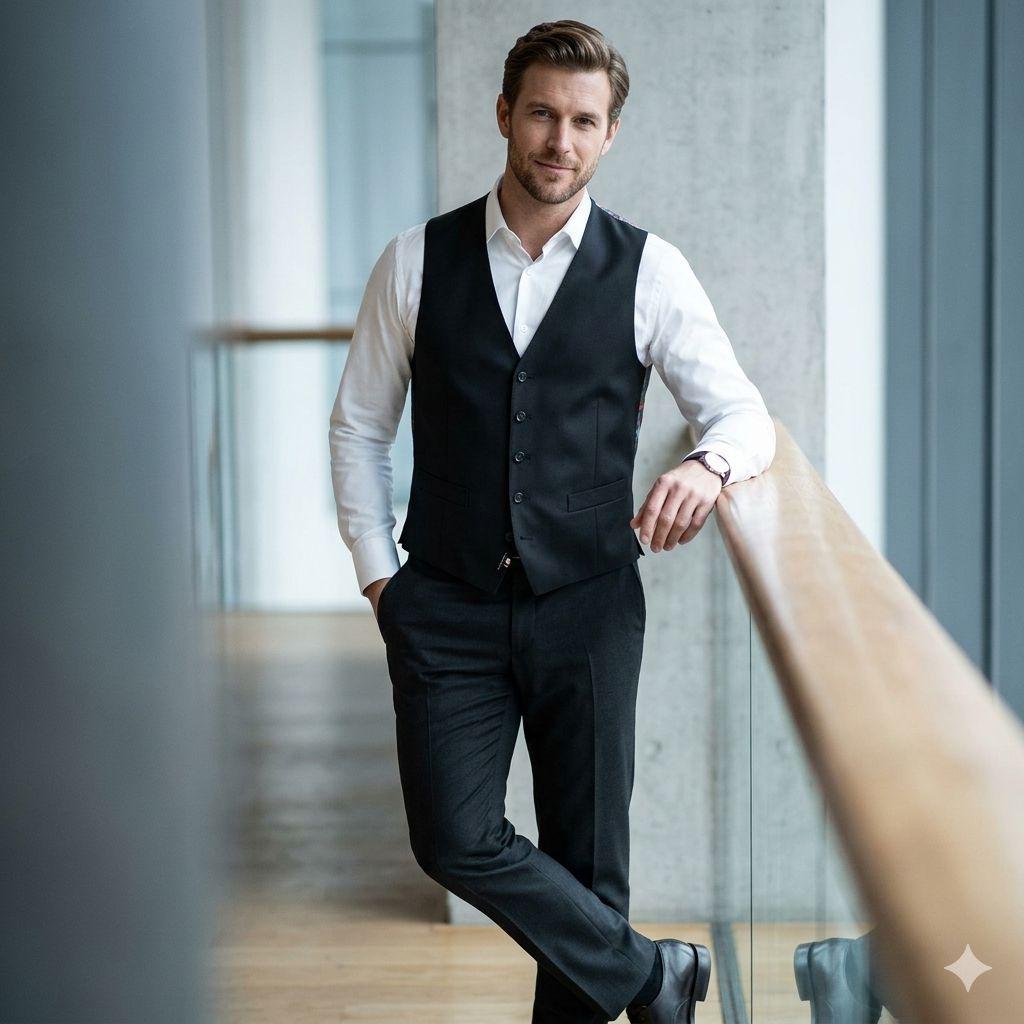 【新品未使用】Paul Smith ベスト　ブラック　ＸLサイズ