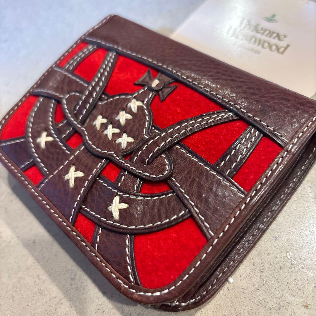 アキ　新品　Vivienne Westwood 財布 レッド/ブラウン