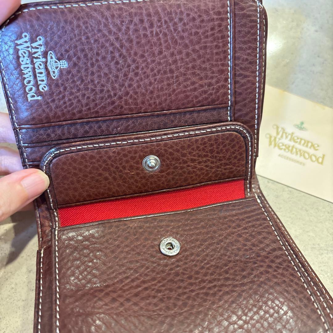 アキ　新品　Vivienne Westwood 財布 レッド/ブラウン
