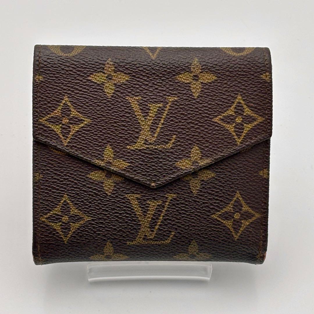 ルイヴィトン ポルトモネ ビエ カルトクレディ モノグラム Wホック財布