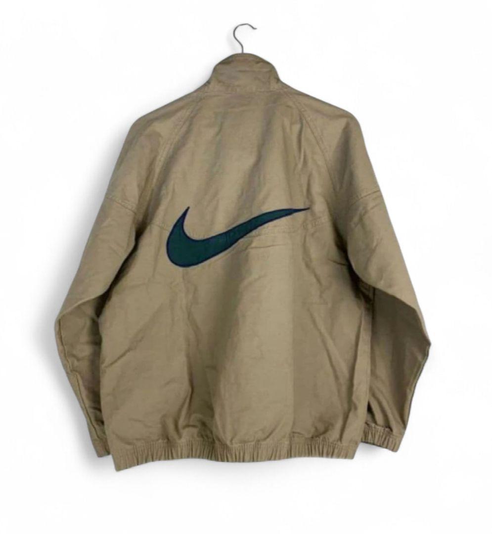 NIKE ハーフジップジャケット L ベージュ