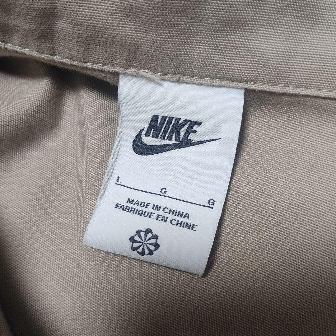 NIKE ハーフジップジャケット L ベージュ