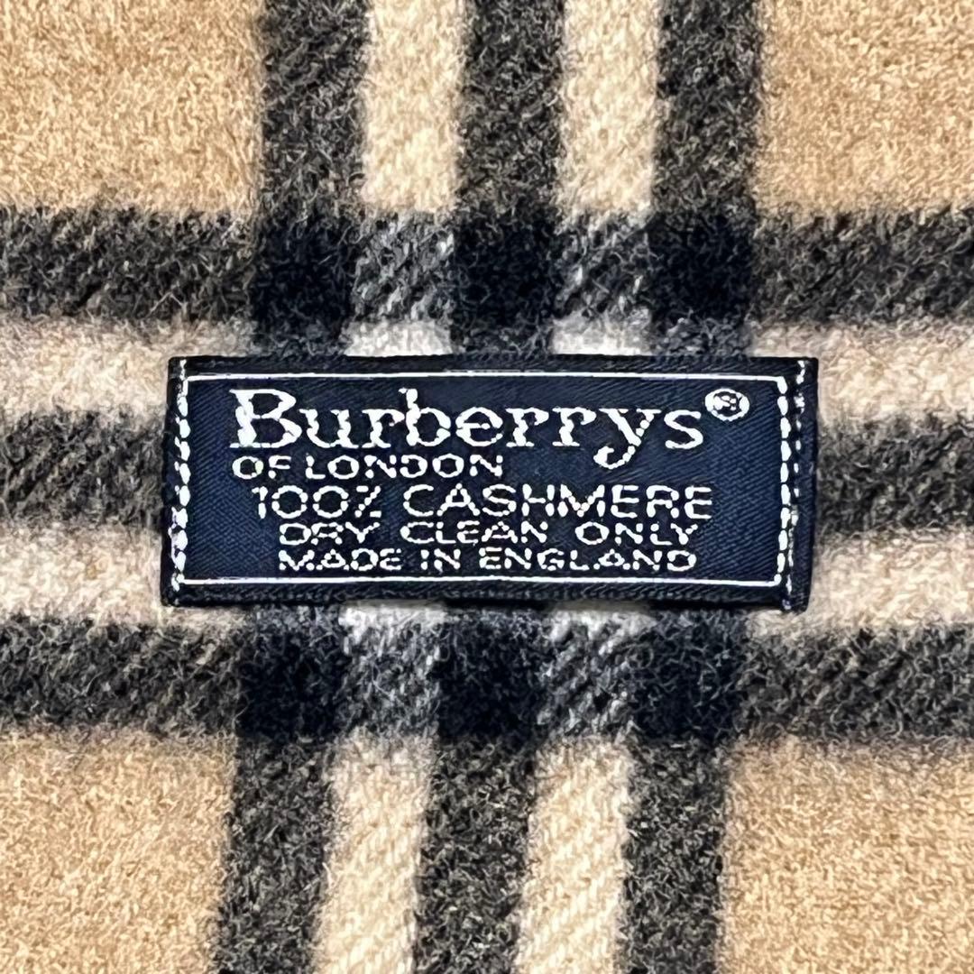 美品　BURBERRYS カシミヤ100% マフラー ノバチェック　ベージュ