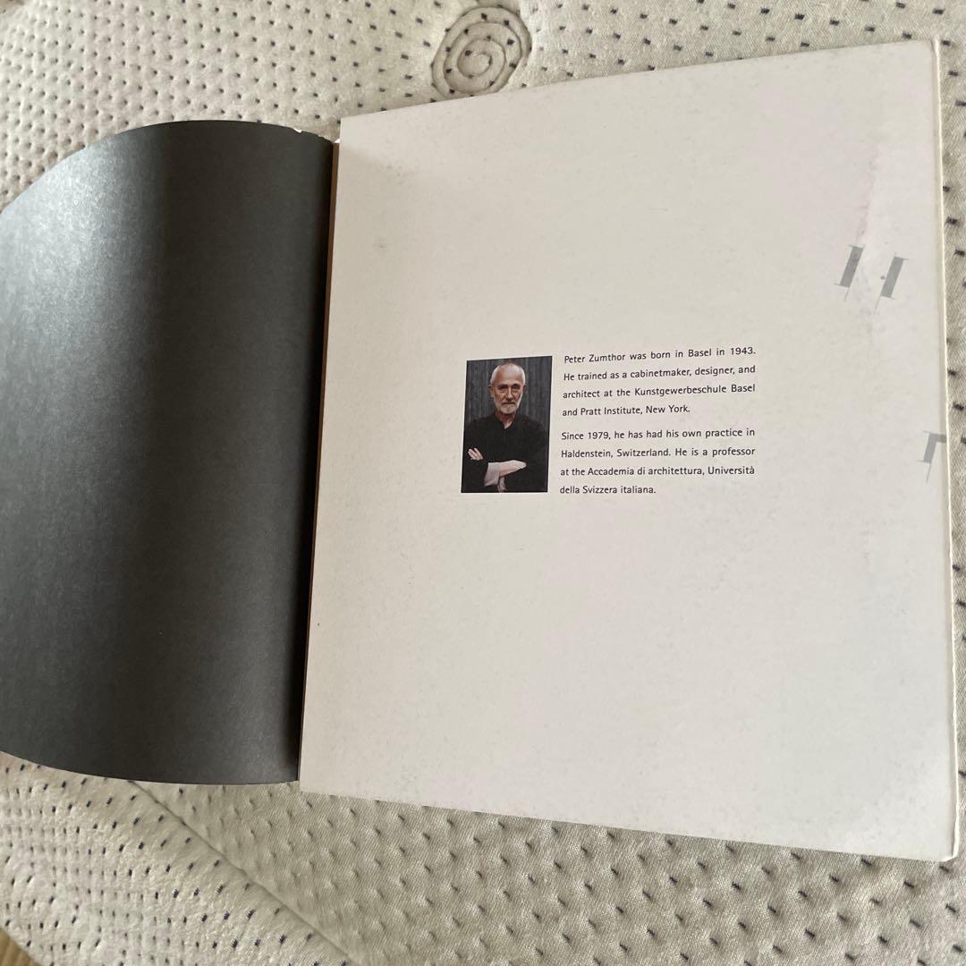 peter zumthor・2006年受賞記念図録
