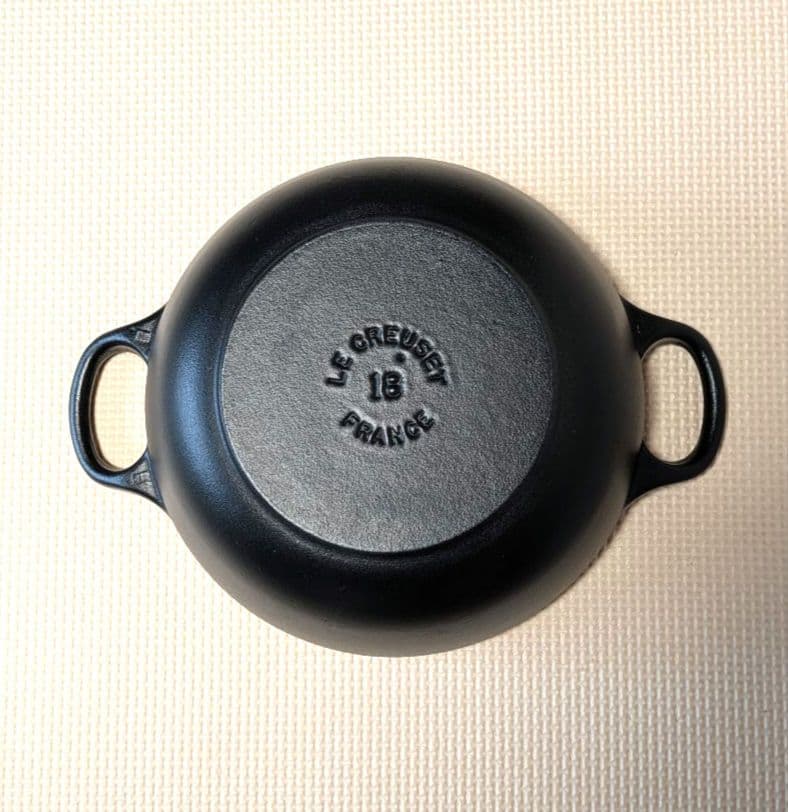 LE CREUSET ル・クルーゼ マルミット18cm ブラックマット