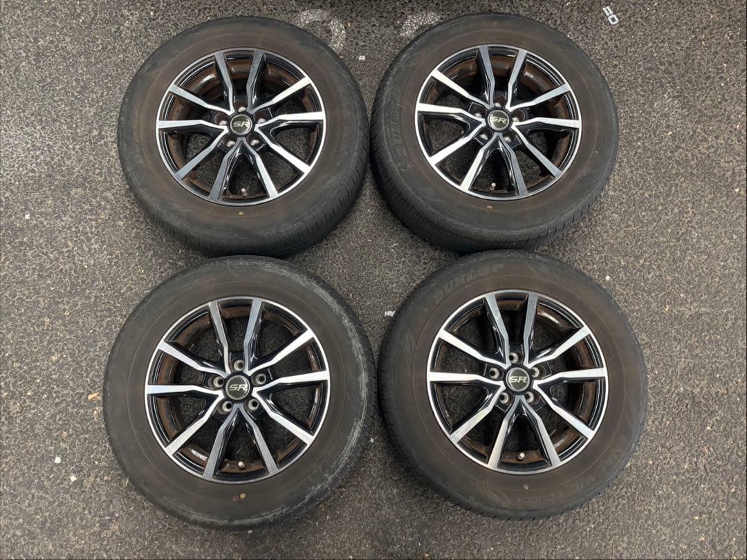 【送料込】195/65R15 エナセーブEC300+ アルミホイール付4本セット