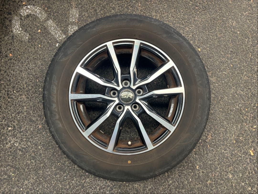 【送料込】195/65R15 エナセーブEC300+ アルミホイール付4本セット