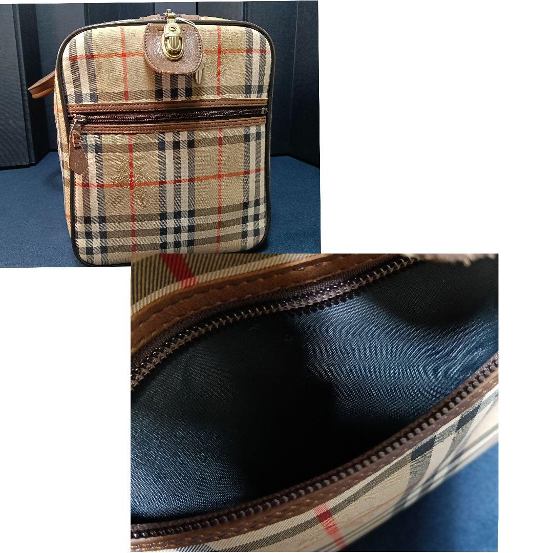 アボカドAO80 Burberry 本物 ボストンバッグ 中型ナイロンキャ