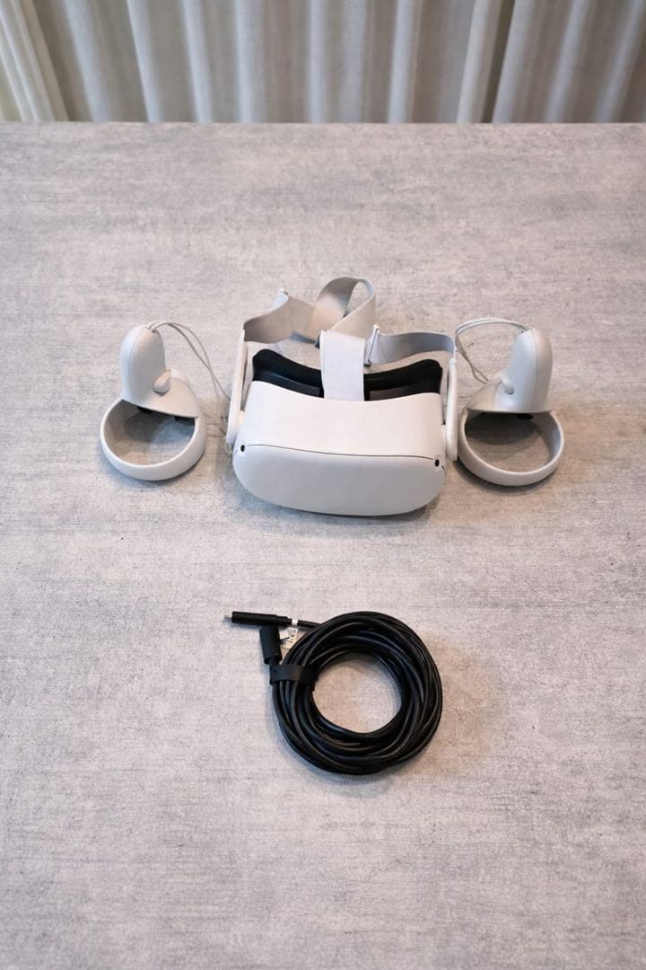 ホワイト VRヘッドセット USB-C接続