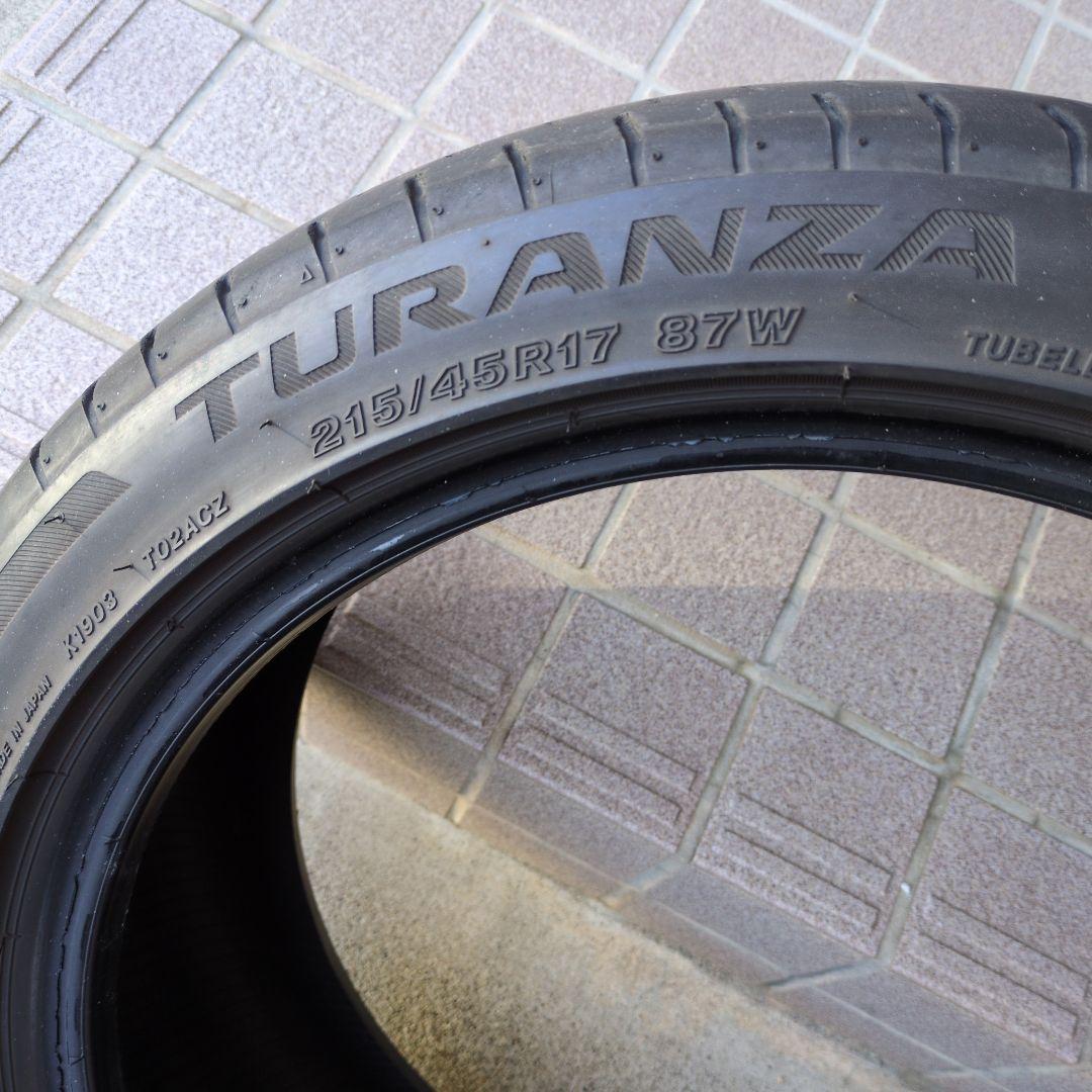 タイヤ・ホイール BRIDGESTONE TURANZA 215/45R17
