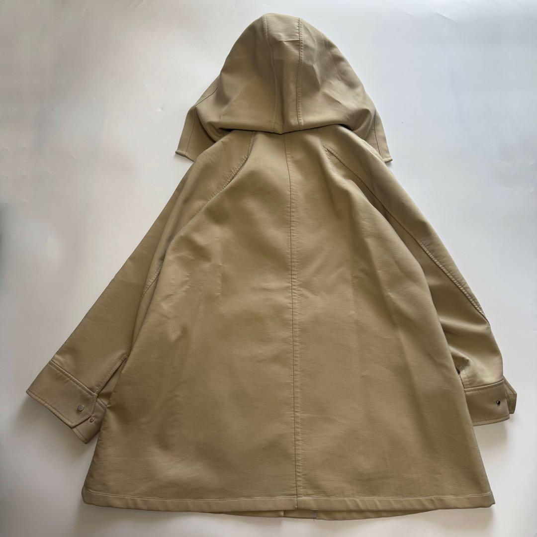 極美品　IENA トリプルクロスフードコート　ベージュ