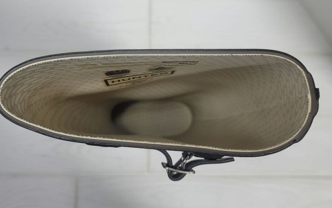 【美品】HUNTER ロングレインブーツ UK5(24cm) 【ソックス付属】