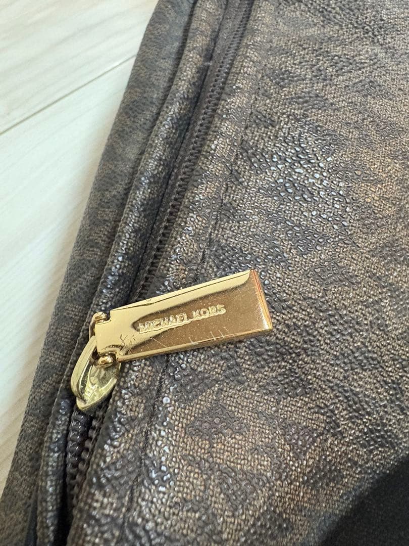 MICHAEL KORS ブラウンウエストポーチ 保存袋付き