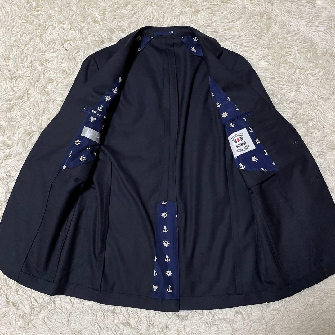 【りゅう】ヴァン×リングジャケット×ブルーブルー テーラードジャケット