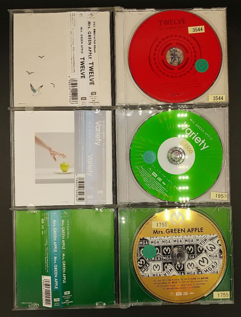 Mrs.GREEN APPLE CD6枚セット！