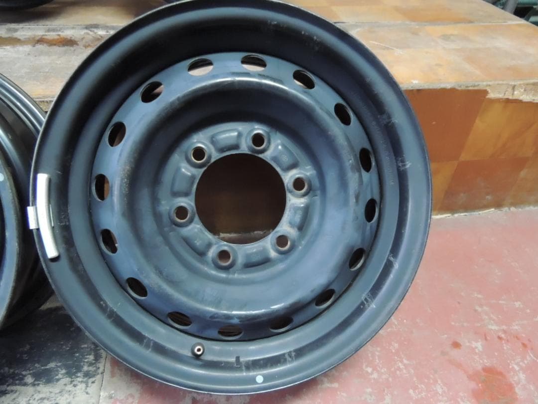 T762　15×6JJ　スチールホイール　4本　ハイエース　PCD139.7