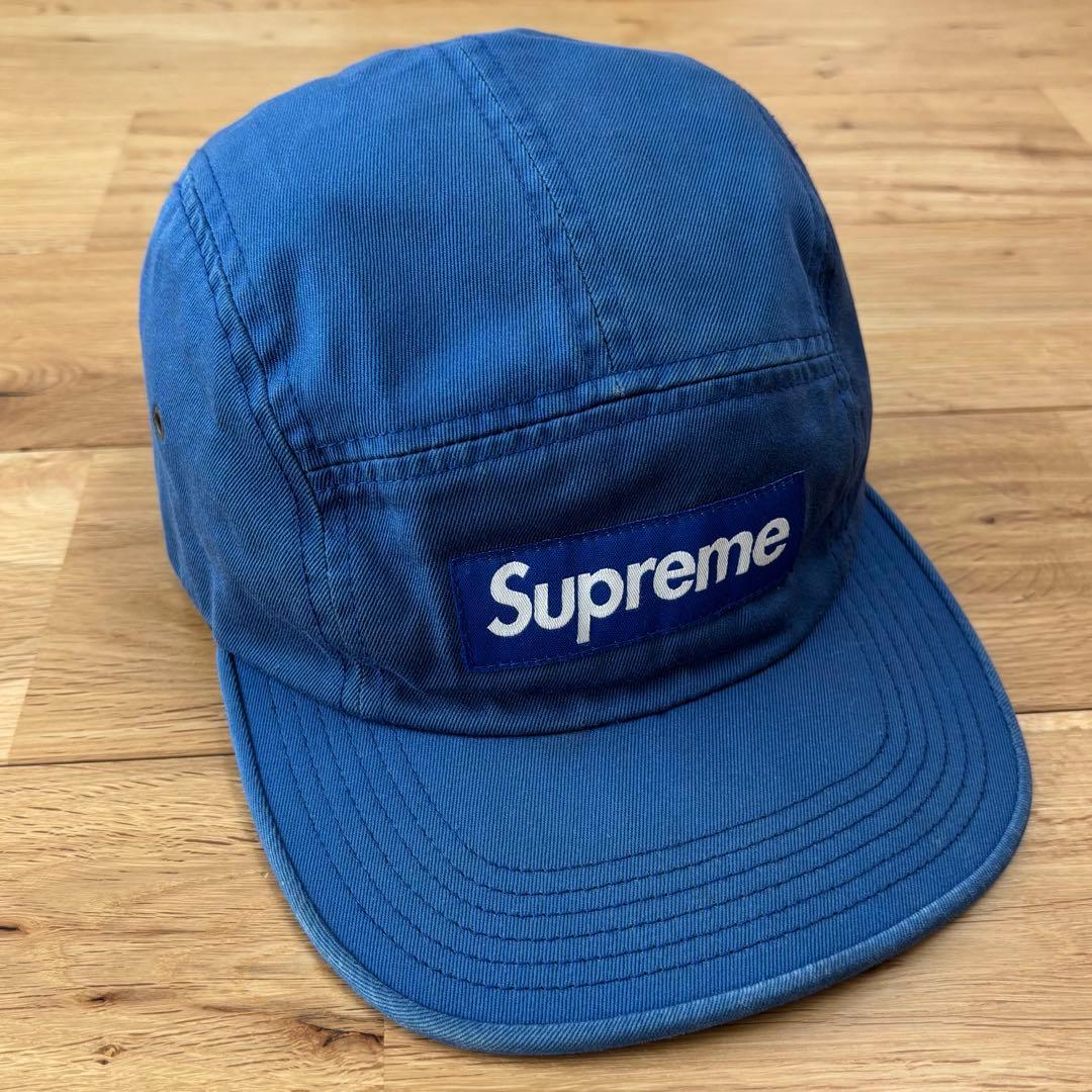 【希少色】Supreme Washed Chino Twill Camp Cap
