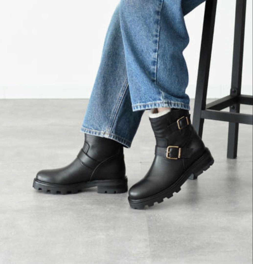 ジミーチュウ　JIMMY CHOO YOUTH II バイカーブーツ　36