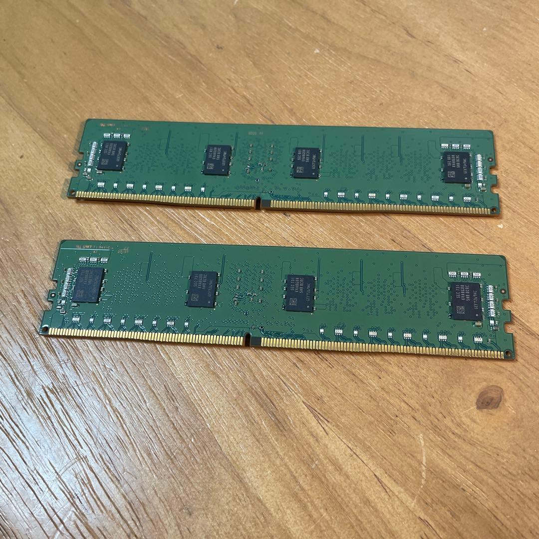 Samsung DDR4 ECC メモリー　8GB×2