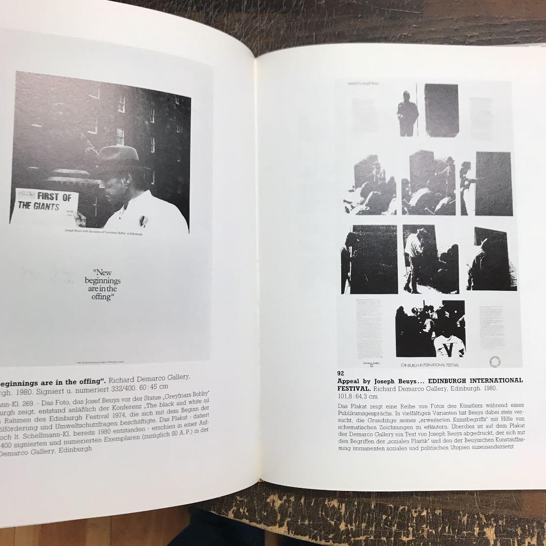 Beuys Plakate  German edition 作品写真集