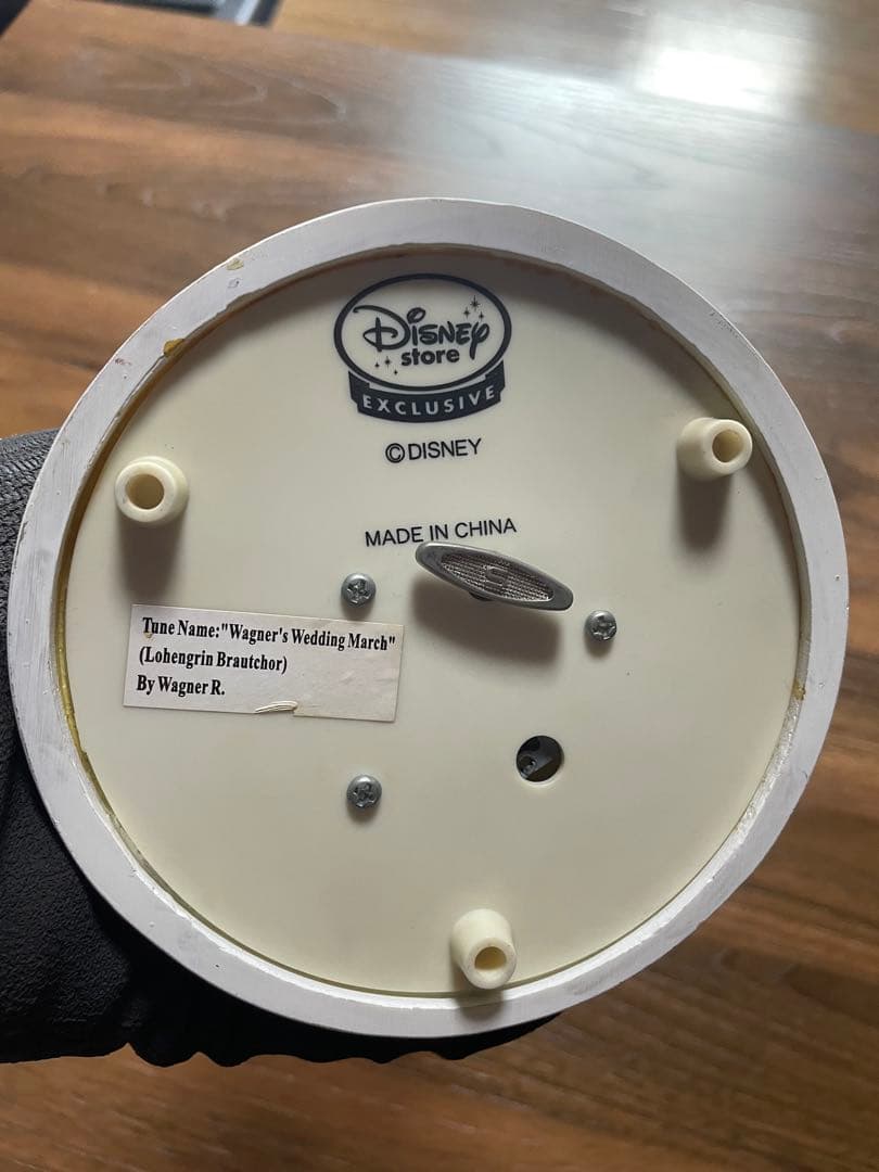 ミッキー　ミニー スノードーム 約22センチ　オルゴール　Disney