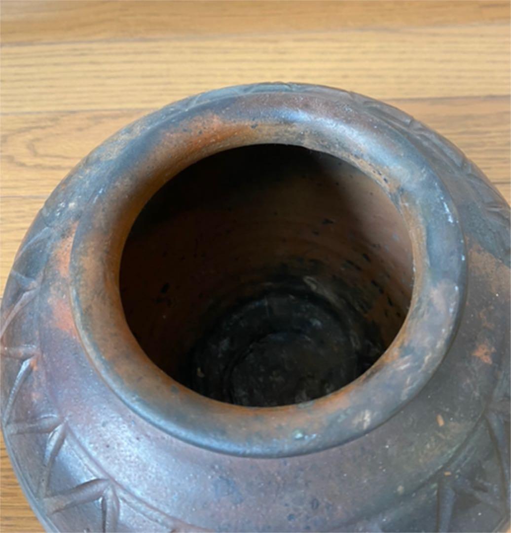 丹波焼　炎丹久窯　壺　花瓶