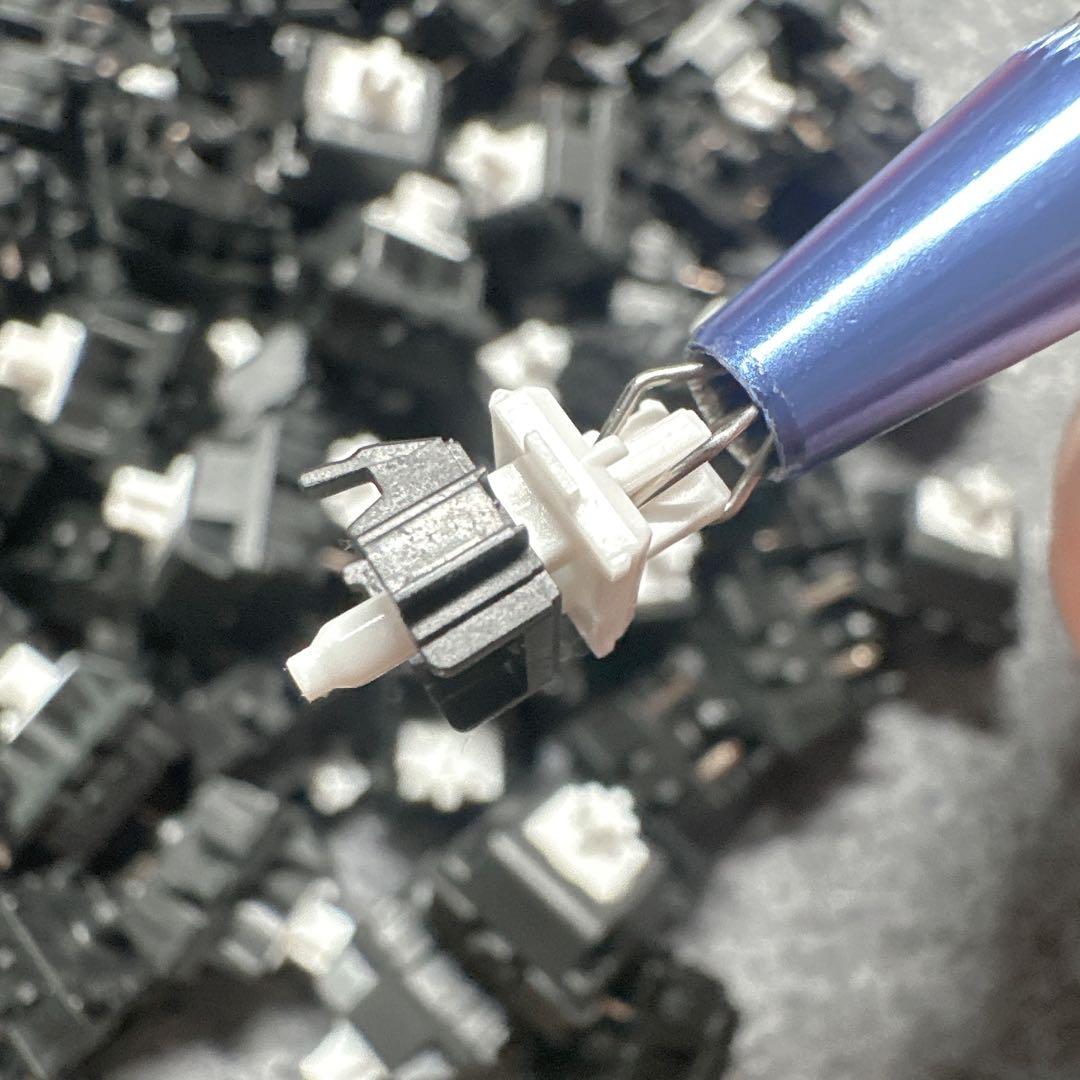 Cherry MX （Milky）White軸 5pin 69個【おまけ付】