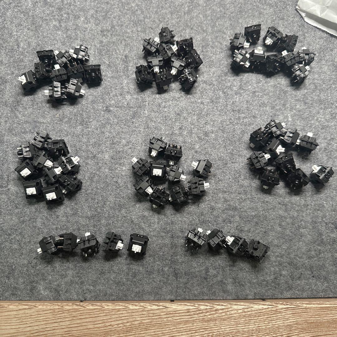 Cherry MX （Milky）White軸 5pin 69個【おまけ付】
