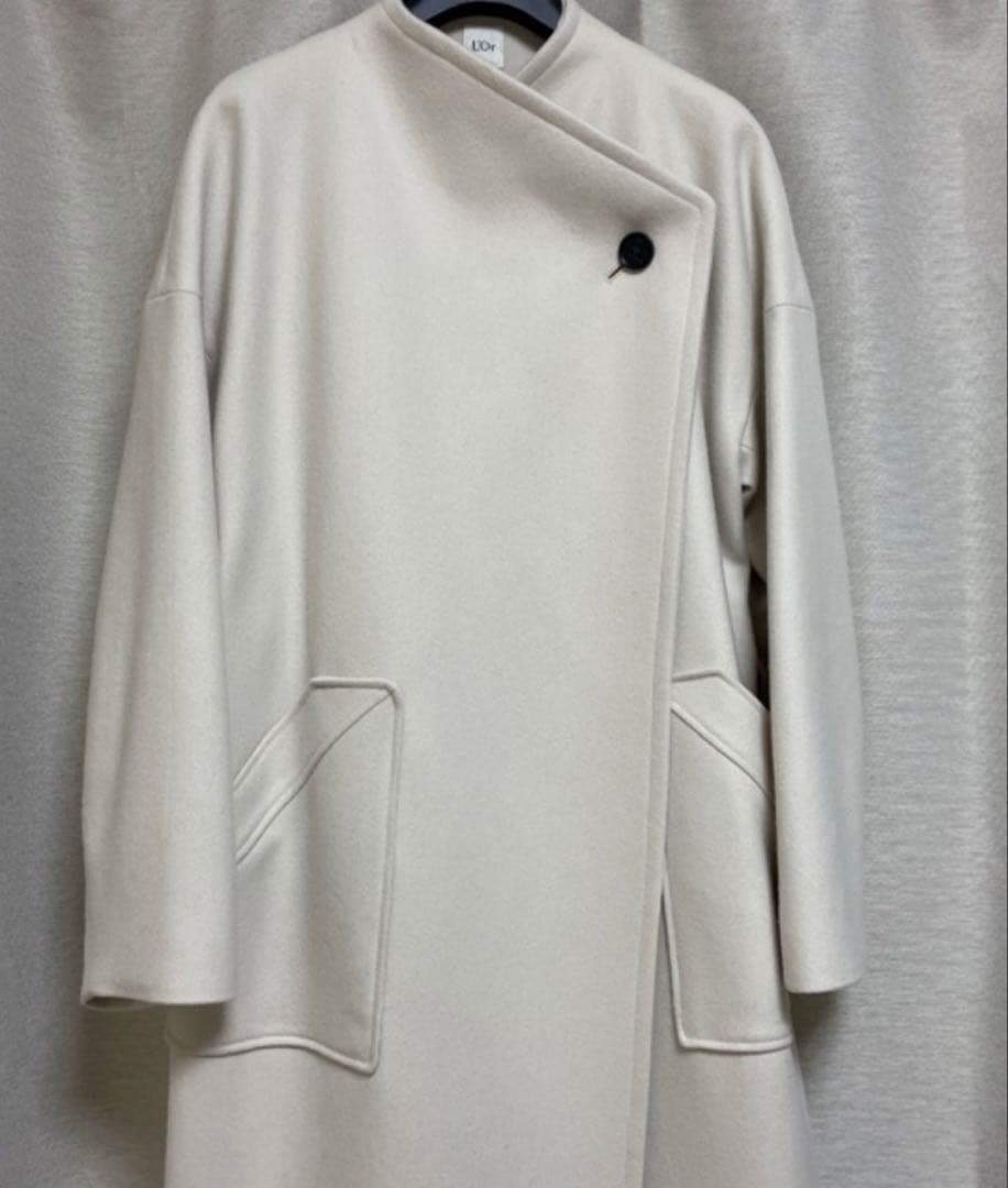 大人気L'Or Wide Lapel Long Coat ロングコート かじまり