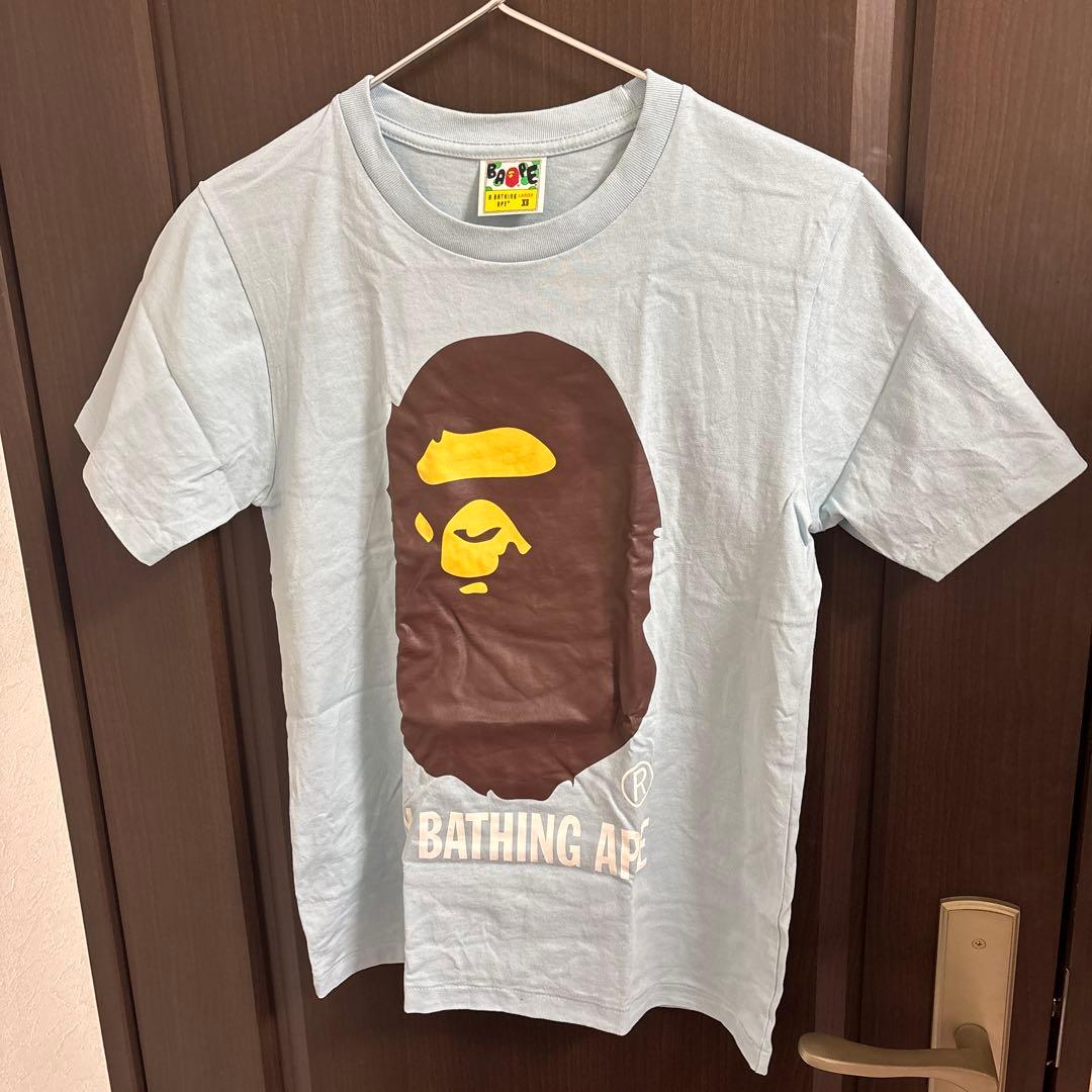 A BATHING APE ライトブルー Tシャツ XS
