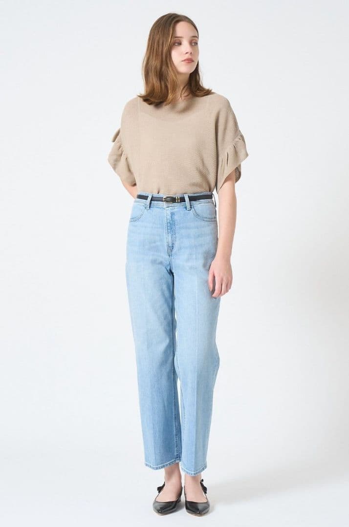 美品 25ss ANAYI 和紙ガーター2WAYチュニックプルオーバー