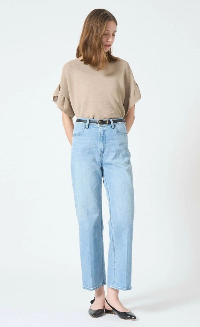 美品 25ss ANAYI 和紙ガーター2WAYチュニックプルオーバー