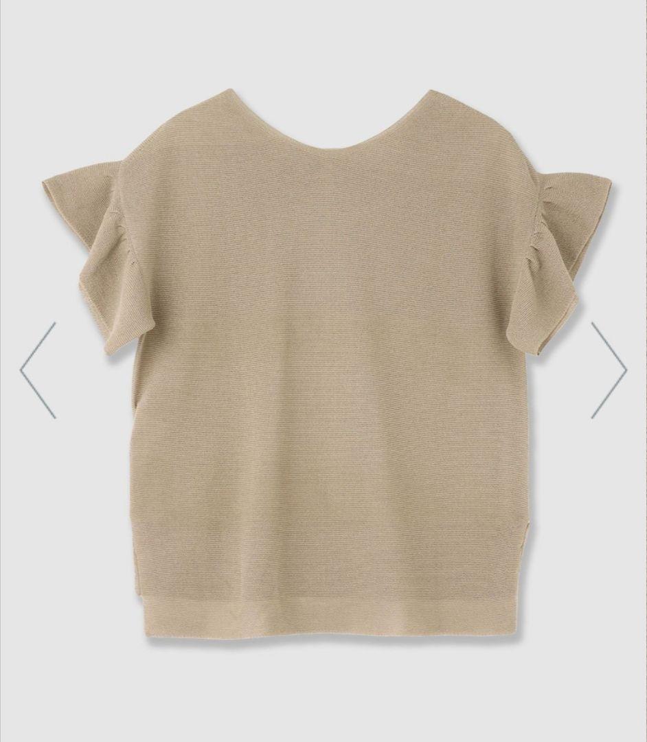 美品 25ss ANAYI 和紙ガーター2WAYチュニックプルオーバー