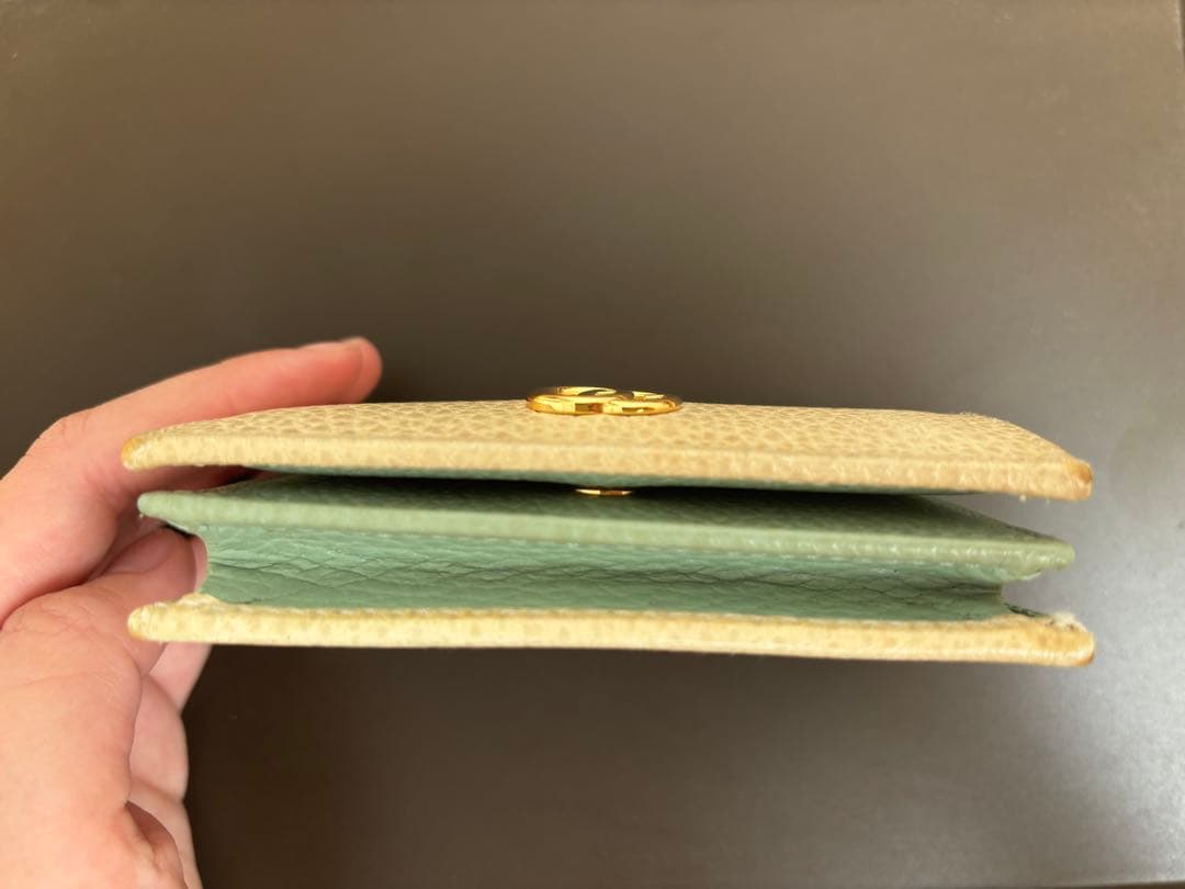 【はむママ3】GUCCI　オンライン限定 ダブルGカードケースウォレット