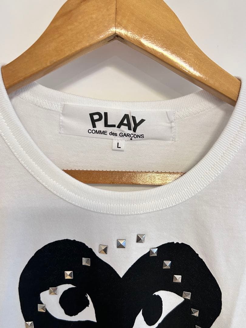 コムデギャルソン　スタッズTシャツサイズL 美品
