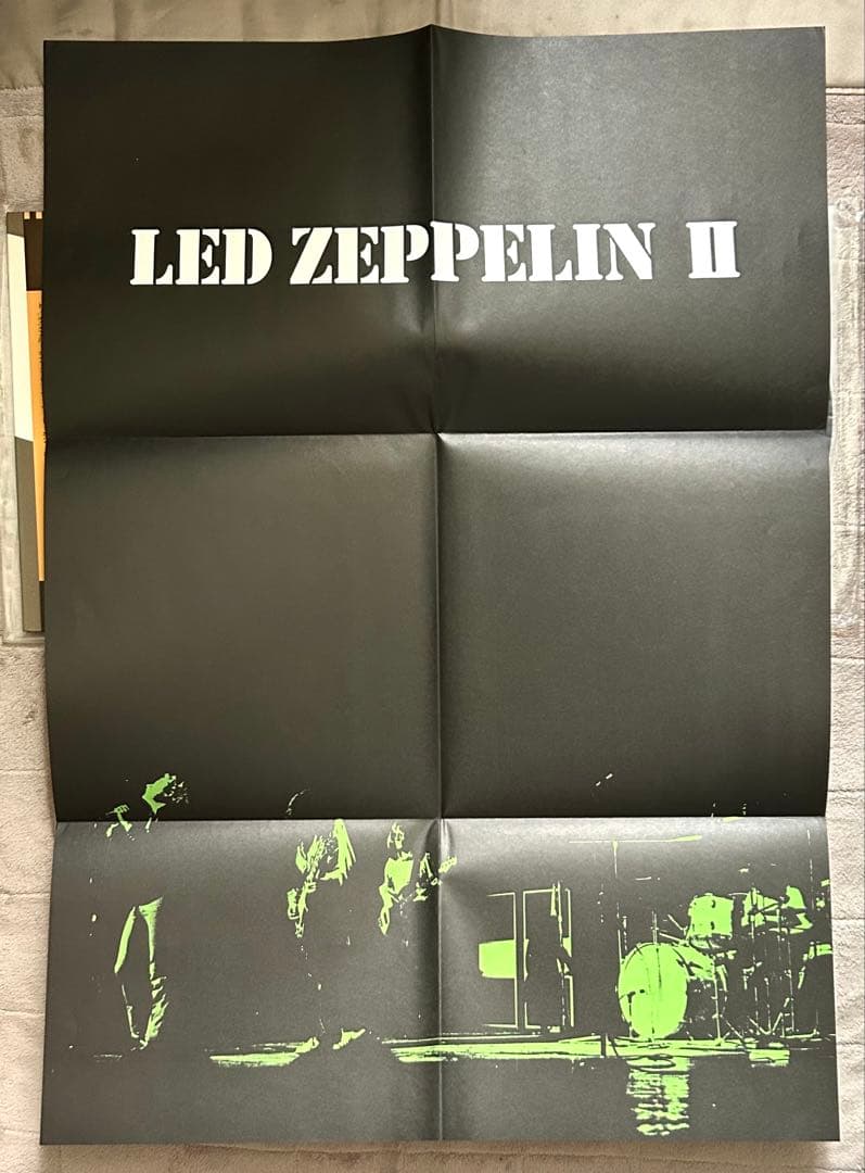 LED ZEPPELINレッド・ツェッペリンⅡ LPレコード国内盤帯ポスター付