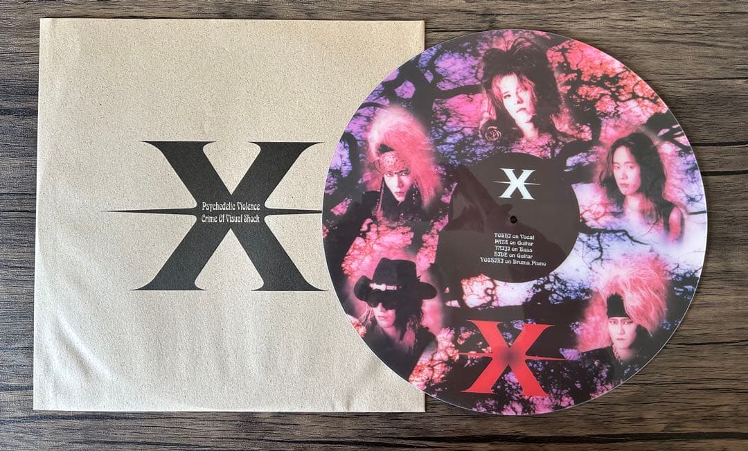 X JAPAN Ｘ1992レコードピクチャー