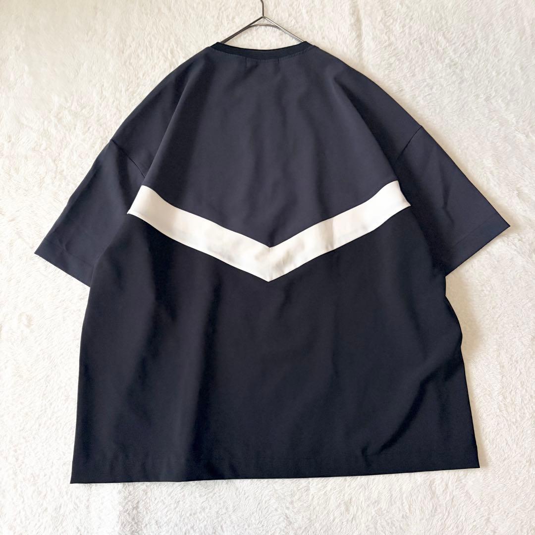 1479 美品✨ クルニ 24ss ハーフZIPバイカラー プルオーバー 2