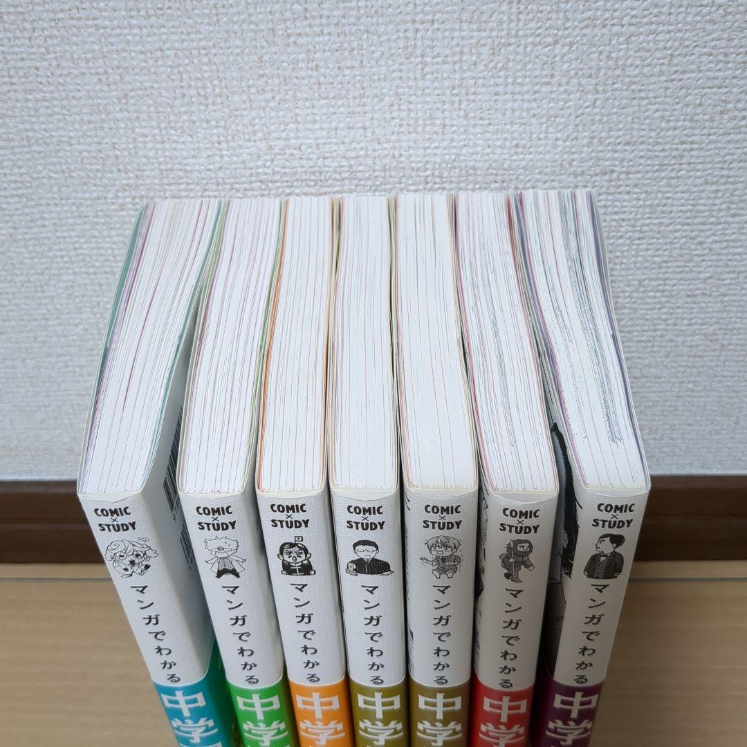 マンガでわかる 中学理科・社会 7冊セット 学研