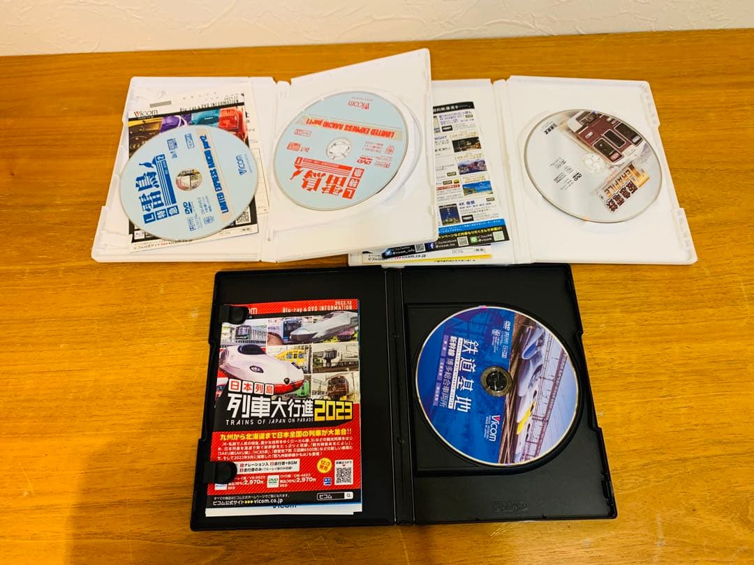 k0717-23★鉄道DVD Vicom 雷鳥 ありがとう485系等 7点セット