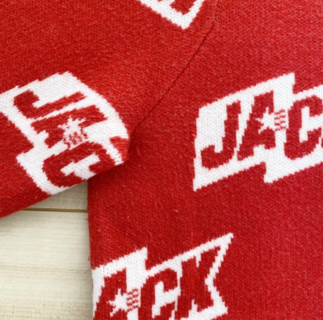 Jack bunny セーター　人気‼︎赤色