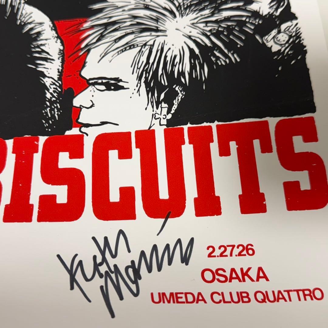 CIRCLE JERKS GORILLA BISCUITS 直筆サイン ポスター