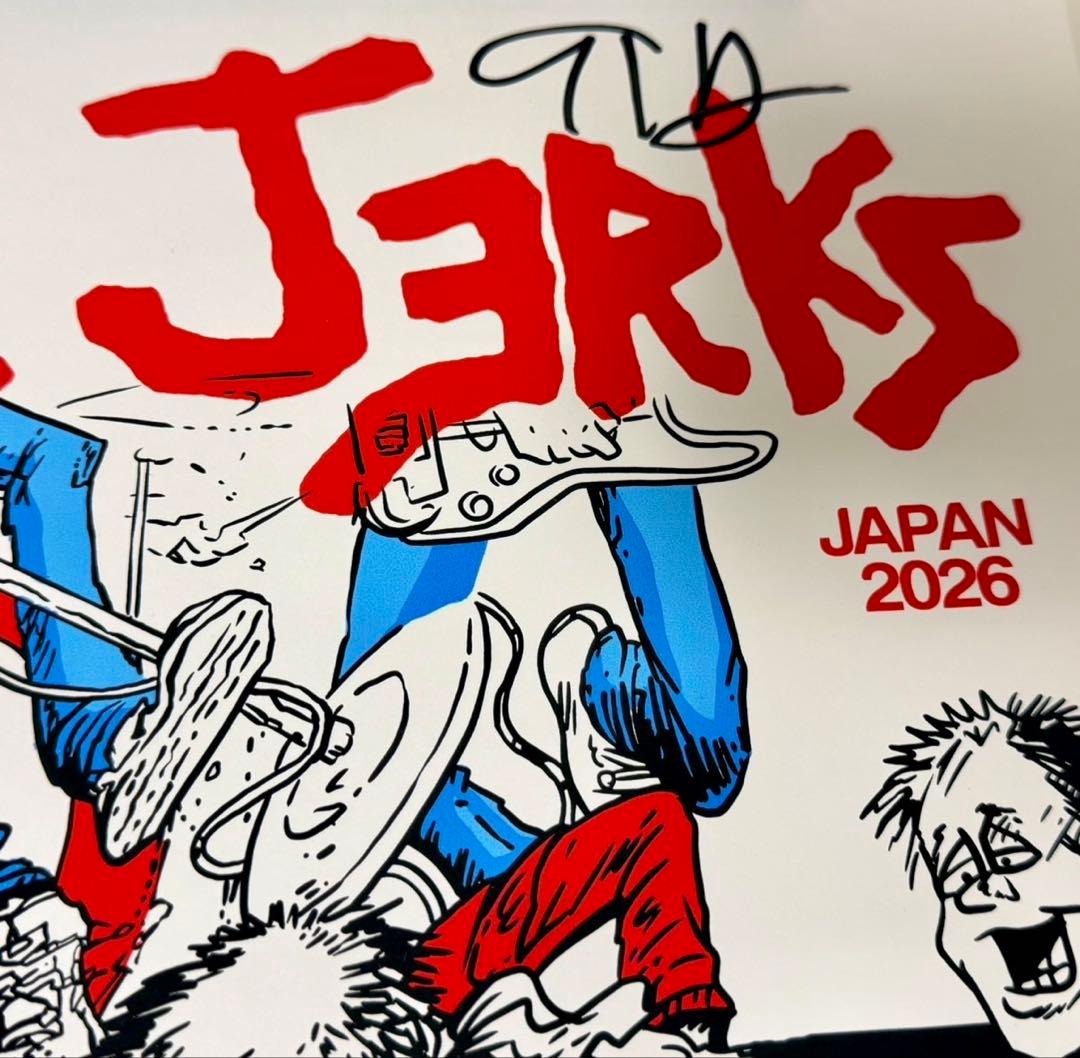 CIRCLE JERKS GORILLA BISCUITS 直筆サイン ポスター
