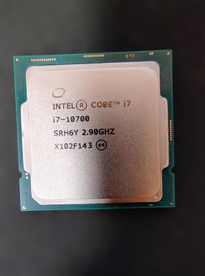 intel core i7-10700 CPU②