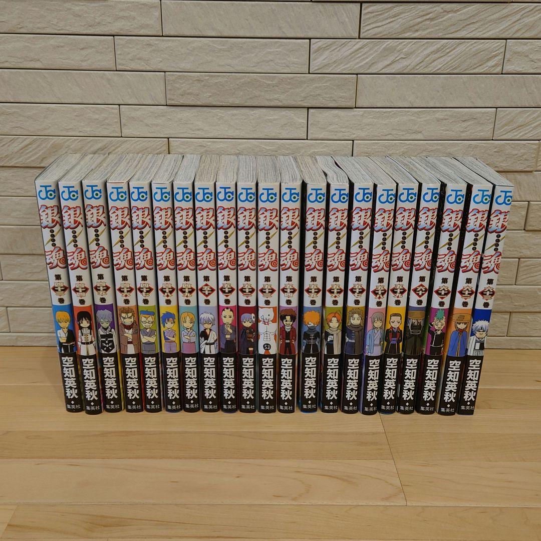 銀魂　１巻〜７７巻＆公式２冊　ともに全巻初版帯チラシ付き美品です