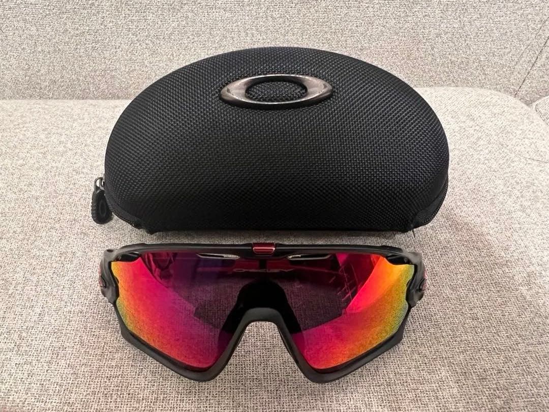 OAKLEY Jawbreaker PRIZM ROAD マットブラック レッド