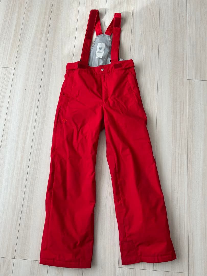 『ちはさん専用』DESCENTE 子供用スキーウェアセット (赤・黒)150