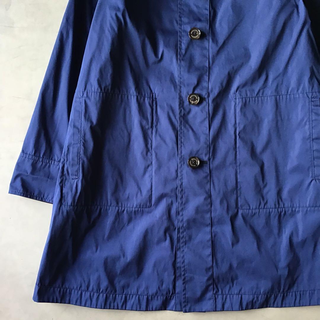 【美品】MACKINTOSH ステンカラーコート　リバーシブル　ネイビー
