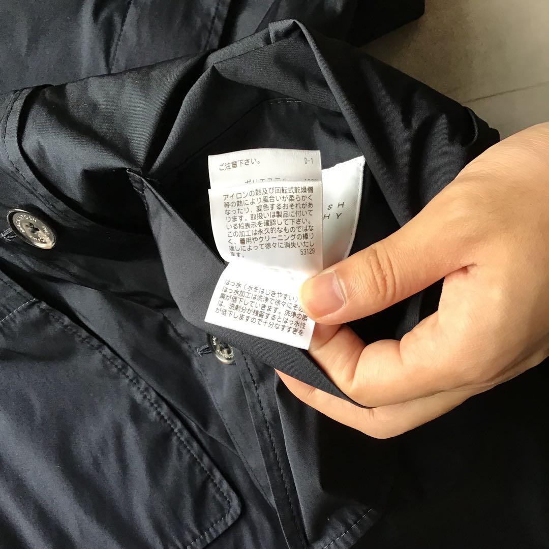 【美品】MACKINTOSH ステンカラーコート　リバーシブル　ネイビー
